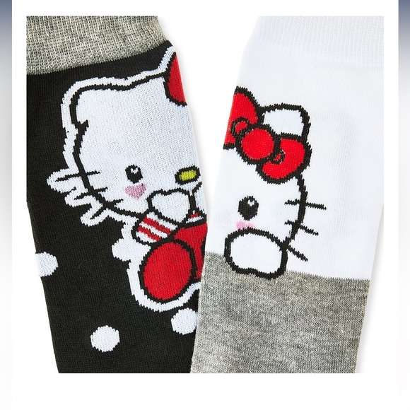Hello Kitty Valentine's Adult 2 Pack Gift Box Socks - Picture 3 of 6